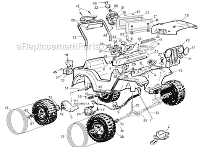 Part Location Diagram of 00801-1773 Power Wheels Control Switch
